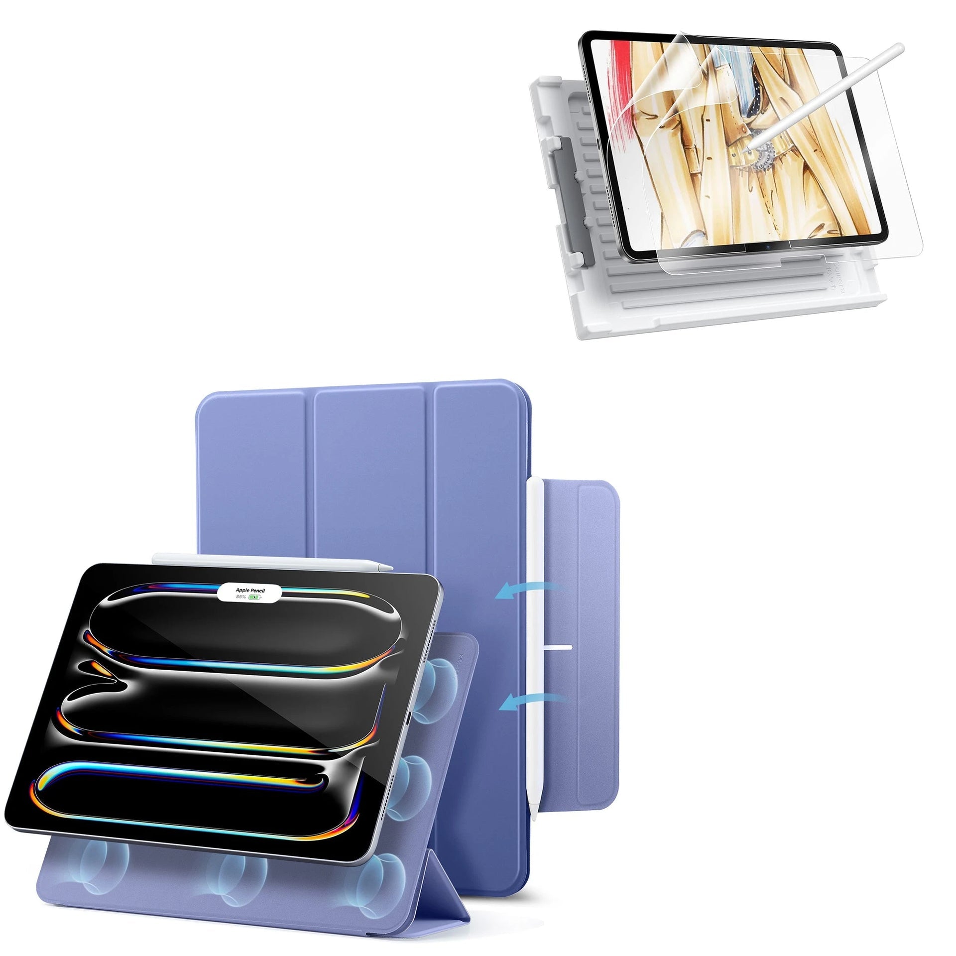 iPad Pro 13ʺ (2025) Rebound Paper-Feel Bundle - Lavender ESR ESR