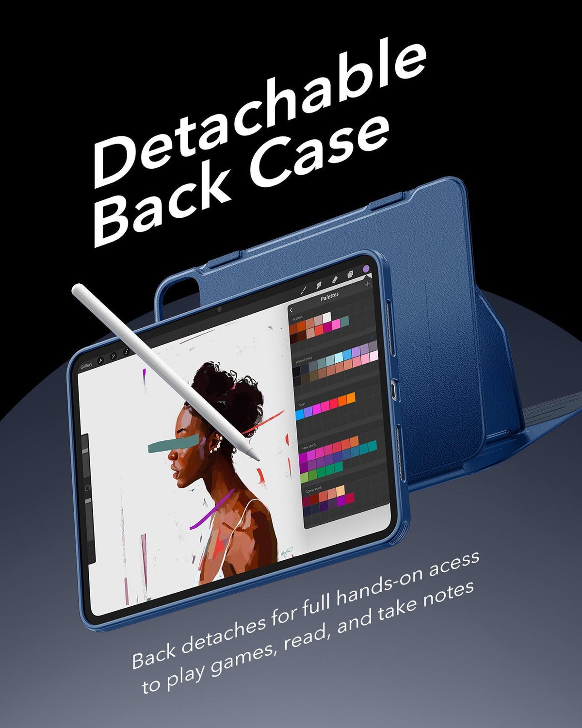 iPad Pro 13ʺ (2025) Shift Magnetic Case - Navy Blue ESR ESR