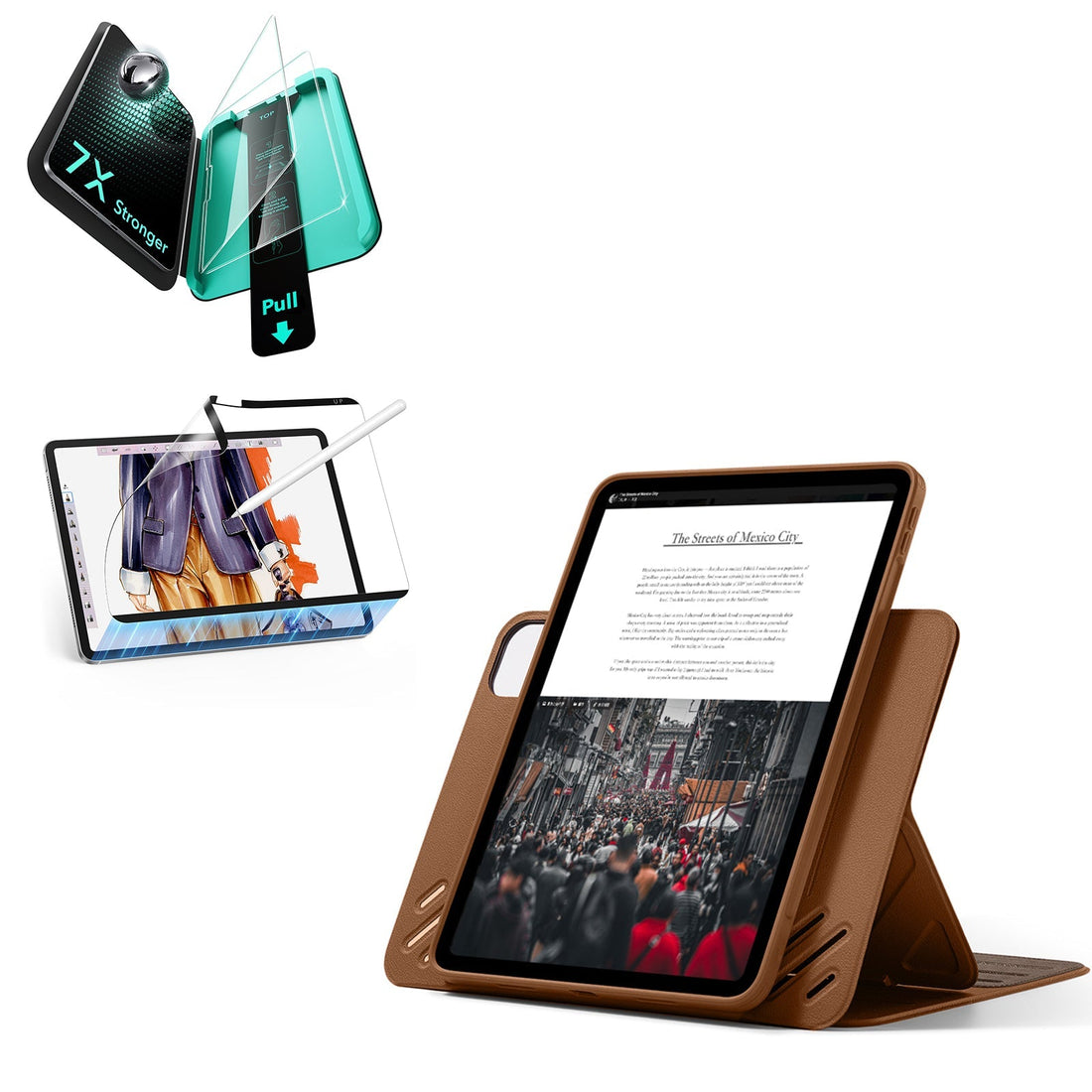 iPad Pro 13" (2025) Shift Transformation Bundle - Brown ESR ESR