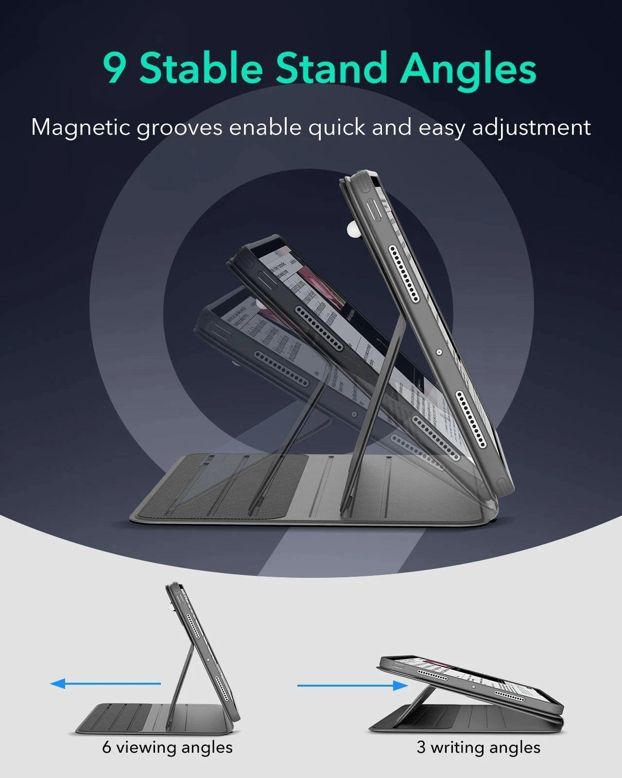 iPad Pro 13" (2025) Shift Transformation Bundle - Grey ESR ESR