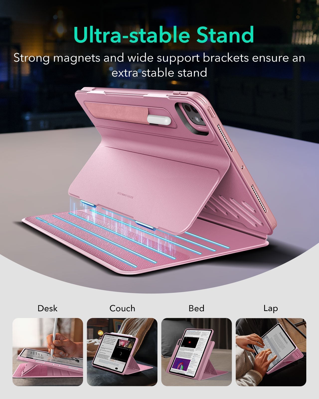 iPad Pro 13" (2025) Shift Transformation Bundle - Pink ESR ESR