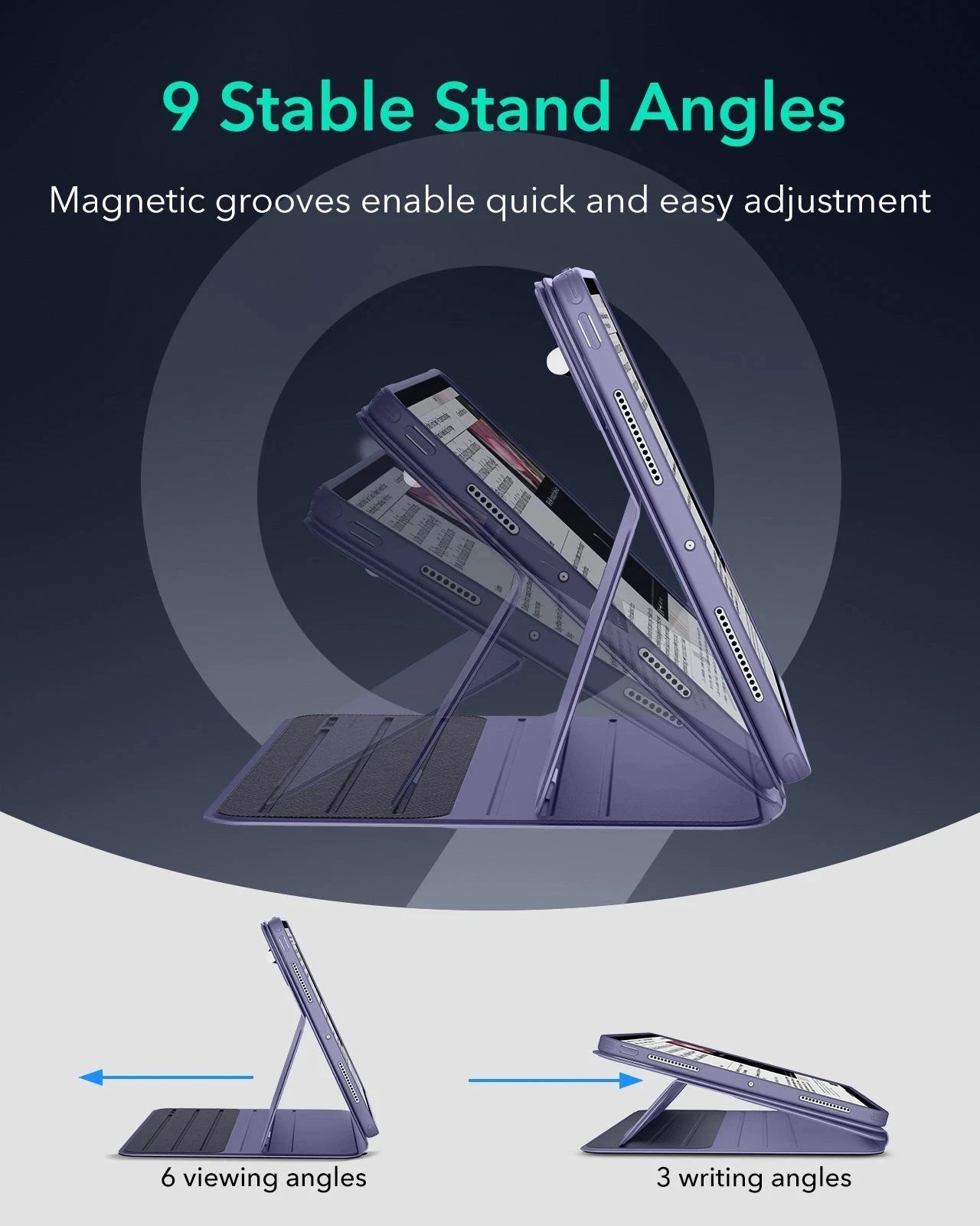 iPad Pro 13" (2025) Shift Transformation Bundle - Purple ESR ESR