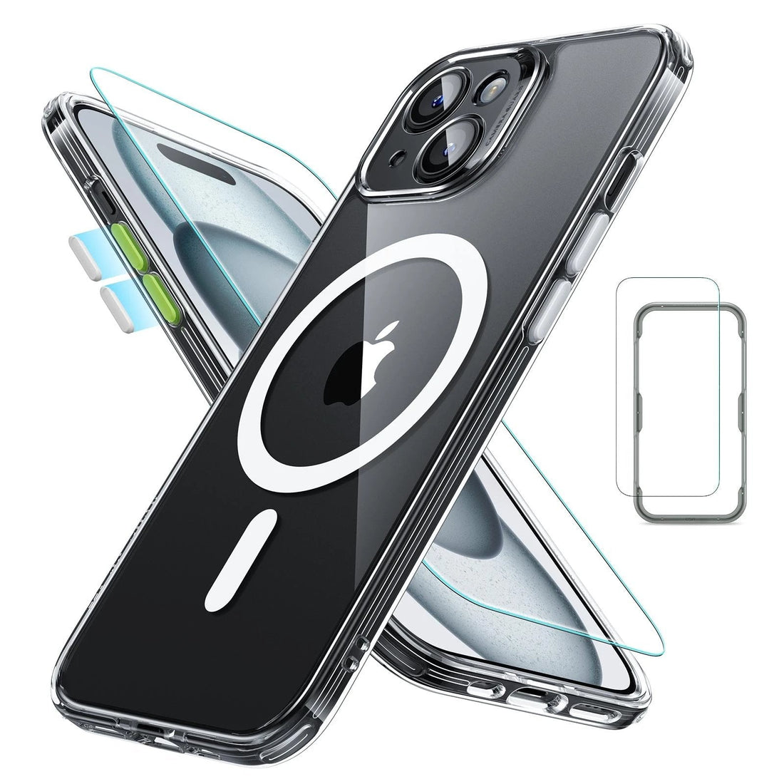iPhone 15 Classic Pro Case (HaloLock) Set - Clear ESR ESR