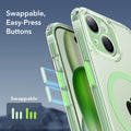 iPhone 15 Classic Pro Case (HaloLock) Set - Clear Green ESR ESR