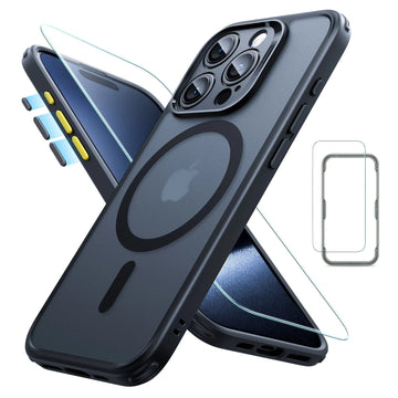 iPhone 15 Pro Max Classic Pro Case (HaloLock) Set - Frosted Black ESR ESR
