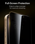 ESR Best iPhone 16 Pro Max Corning Tempered Glass Privacy Screen Protector 