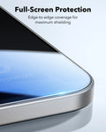 Best Privacy Screen Protector for iPhone 16 Pro Max ESR full screen protection