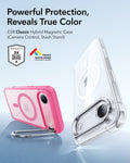  ESR iPhone 17 Air Magsafe Case with Stand Camera Control Frosted Pink 
