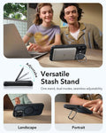 ESR iPhone 17 Magsafe Case with Stand Camera Control Frosted Black Versatile Stash Stand