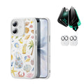 Withe Shell iPhone 17 Magsafe Case pair  Armorite Tempered Glass Privacy Screen Protector