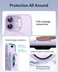 ESR iPhone 17 Claiss Hybrid Magsafe Case Frosted Light Purple Protection All Around