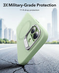 ESR iPhone 17 Silicone Magsafe Case with Stand Sage Green 3X Military Grade Protection
