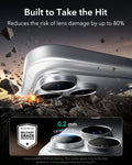 ESR iPhone 17 Pro Corning Glass Camera Lens Protector Silver Built to Take the Hit