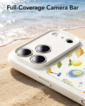 ESR Withe Shell iPhone 17 Pro Case compatible with Magsafe Full-Coverage Camera Bar