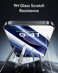 ESR iPhone 17 Pro UltraFit Armorite Screen Protector 9h glass scratch resistance
