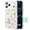 Withe Shell iPhone 17 Pro Case compatible with Magsafe