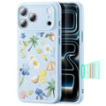 Blue Floral iPone 17 Pro Magsafe Case