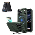 iPhone 17 Pro Cyber Tough Magsafe Case with Magsafe Wallet Find My  Olive Green