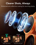 ESR iPhone 17 Pro Max Corning Glass Camera Lens Protector Orange Clearer Shots, Always