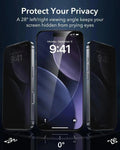 ESR iPhone 17 Pro UltraFit Armorite Privacy Screen Protector protect your privacy