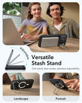 iPhone 17 Pro Max Classic Hybrid Magsafe Case Clear Black Versatile Stash Stand