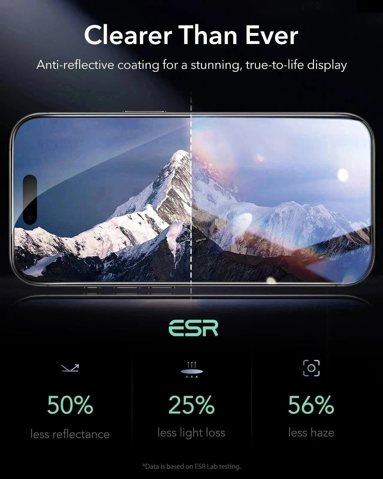 ESR iPhone 17 Pro UltraFit Armorite Screen Protector clear 