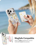 ESR White Ocean Shell iPhone 17 Pro Max Magsafe case with Stand MagSafe Compatible