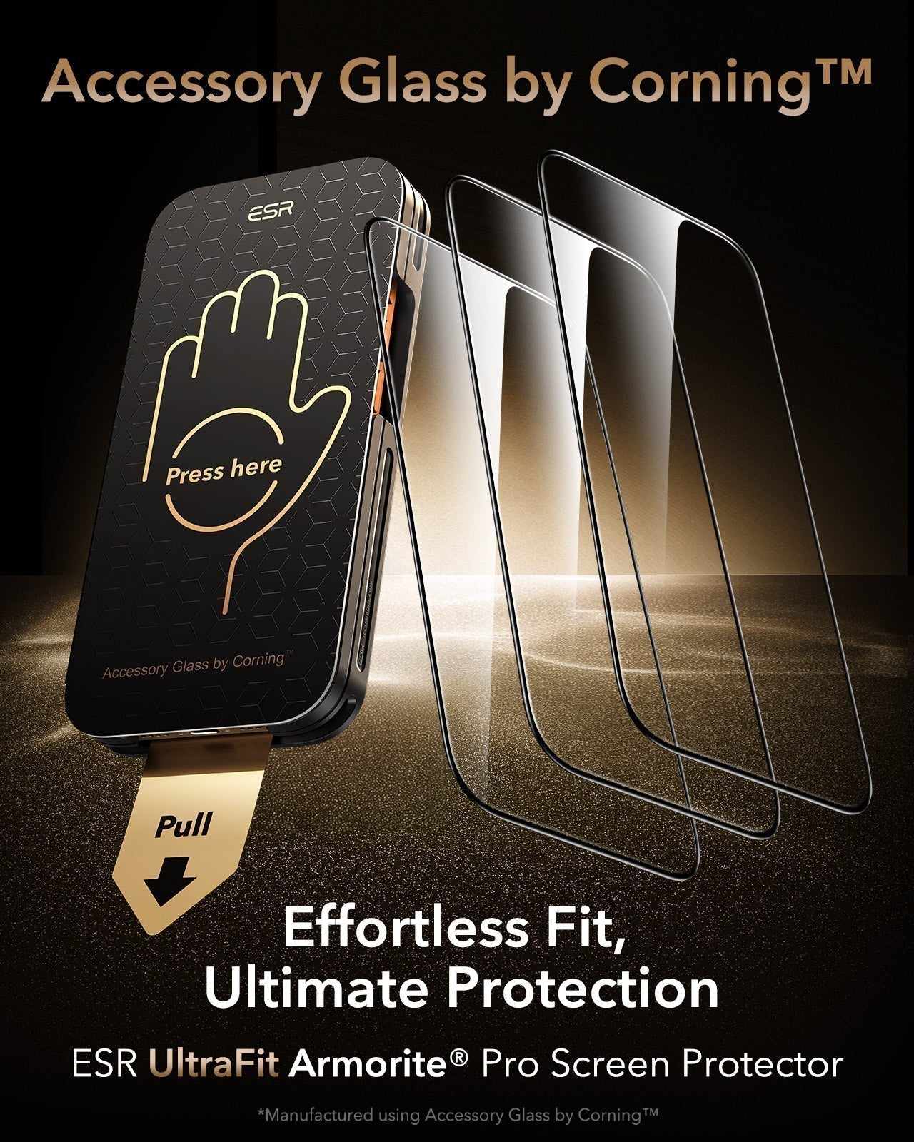 iPhone 17 Pro Magsfae Case with Accessory Glass by Corning screen protectors