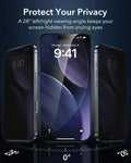 ESR iPhone 17 Pro Max UltraFit Armorite Privacy Screen Protector protect your privacy