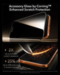 ESR iPhone 17 Pro Max Corning Glass Privacy Screen Protector accessory galss by corning enhanced scratch protection