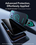 ESR iPhone 17Pro  Privacy Screen Protector with Armorite Tempered Glass Advanced Protection,  Effortlessly Applied