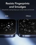 ESR iPhone 17 Pro Screen Protector with Armorite Tempered Glass Resists Fingerprints and Smudges