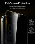 ESR iPhone 17 Corning Glass Privacy Screen Protector  full screen protection