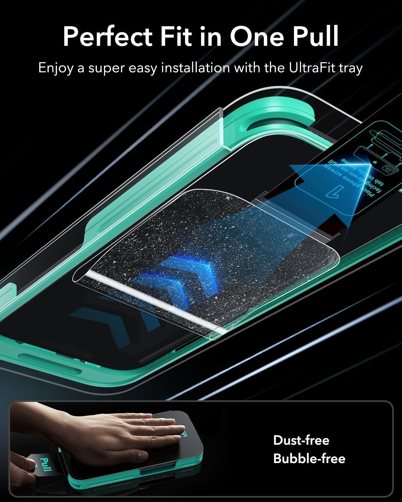 iPhone 17e Armorite Tempered Glass Screen Protector Perfect Fit in One Pull