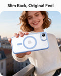 ESR iPhone 17e  Classic Hybrid Magsafe Case Frosted Light Blue Slim Back, Original Feel