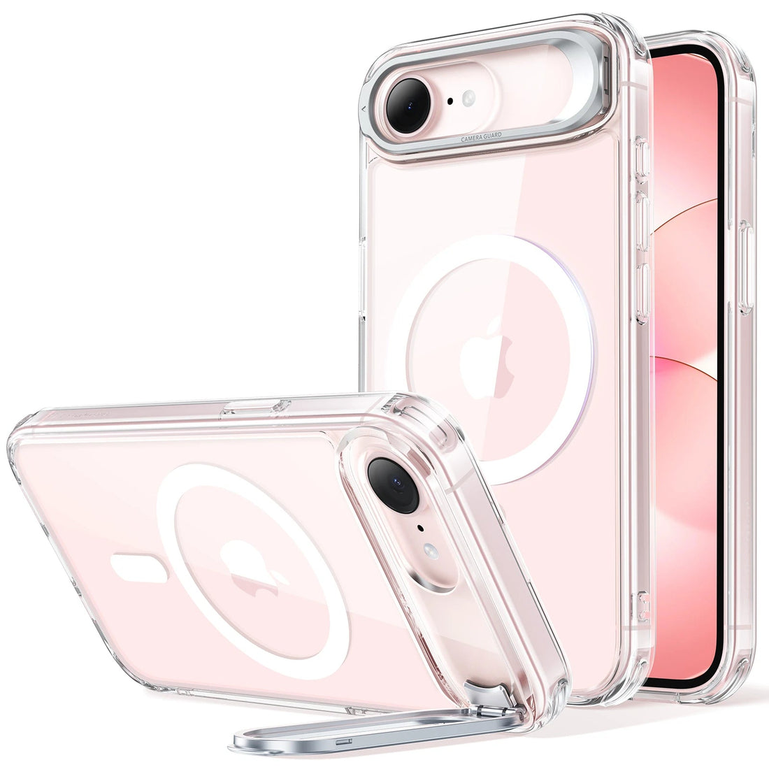 Best iPhone 17e Classic Hybrid Magsafe Case with Stand Clear