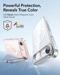 ESR iPhone 17e  Classic Hybrid Magsafe Case with Stand Clear Powerful Protection Reveals True Color