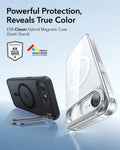 ESR iPhone 17e Classic Hybrid Magsafe Case with Stand Frosted Black Powerful Protection Reveals True Color