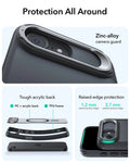 ESR iPhone 17e Classic Hybrid Magsafe Case with Stand Frosted Black Protection All Around