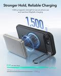 ESR iPhone 17e Classic Hybrid Magsafe Case with Stand Frosted Black Stronger Hold, Reliable Charging
