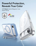 ESR  iPhone 17e Classic Hybrid Magsafe Case with Stand Frosted Light Blue Powerful Protection Reveals True Color