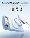 ESR  iPhone 17e Classic Hybrid Magsafe Case with Stand Frosted Light Blue Powerful Magnetic Connection
