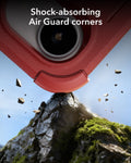 ESR iPhone 17e Cyber Tough Magnetic Case Red Shock-absorbing Air Guard corners