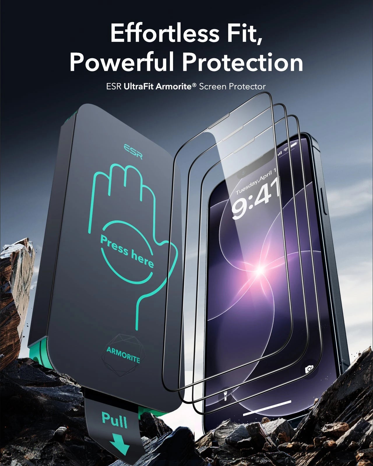 iPhone 17e Armorite Tempered Glass Screen Protector Effortless Fit Powerful Protection