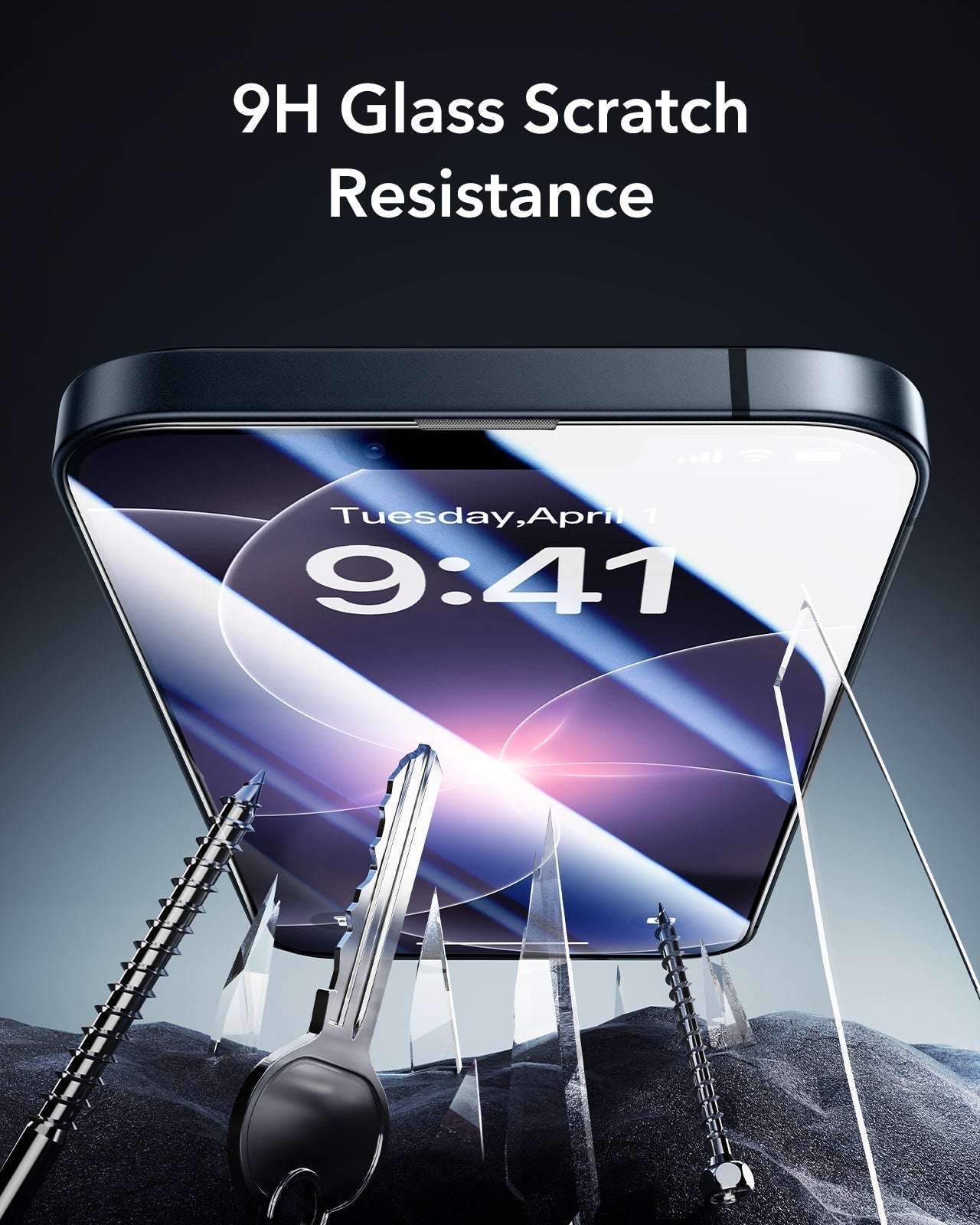 iPhone 17e Armorite Tempered Glass Screen Protector 9H Glass Scratch Resistance