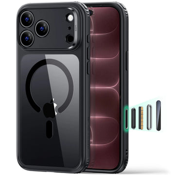 Clear Black iPhone 18 Pro Magsafe Slim Phone Case