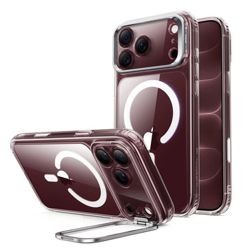 Clear iPhone 18 Pro Magsafe Slim Phone Case with Stand