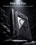 ESR Clear Black iPhone 18 Pro Magsafe Slim Phone Case Hue Do You