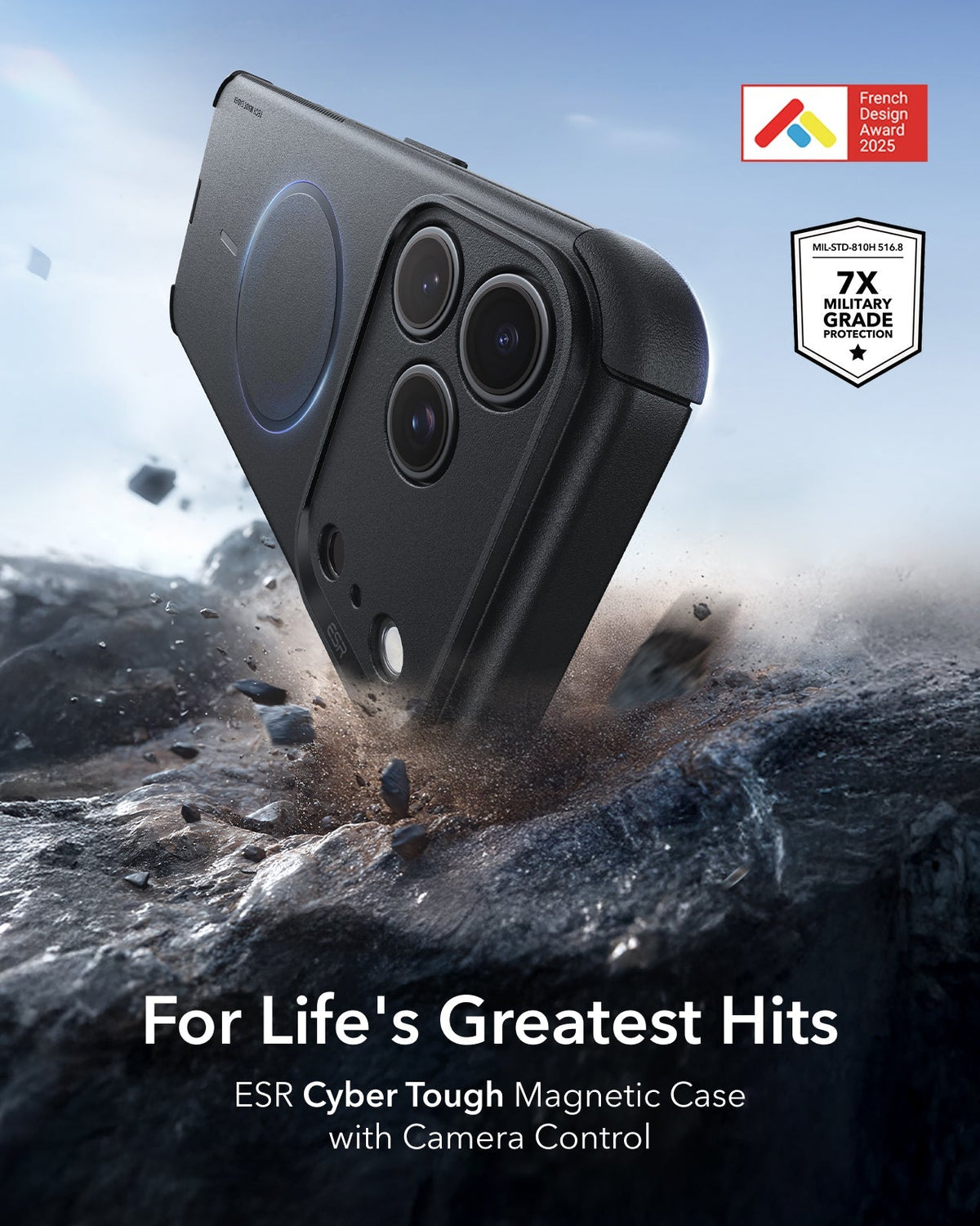 Black iPhone 18 Pro Max Case Tough Phone Case with Magsafe For Life's Greatest Hits