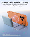 ESR Orange iPhone 18 Pro Max Tough Phone Case Magsafe with Stand Stronger Hold,Reliable Charging